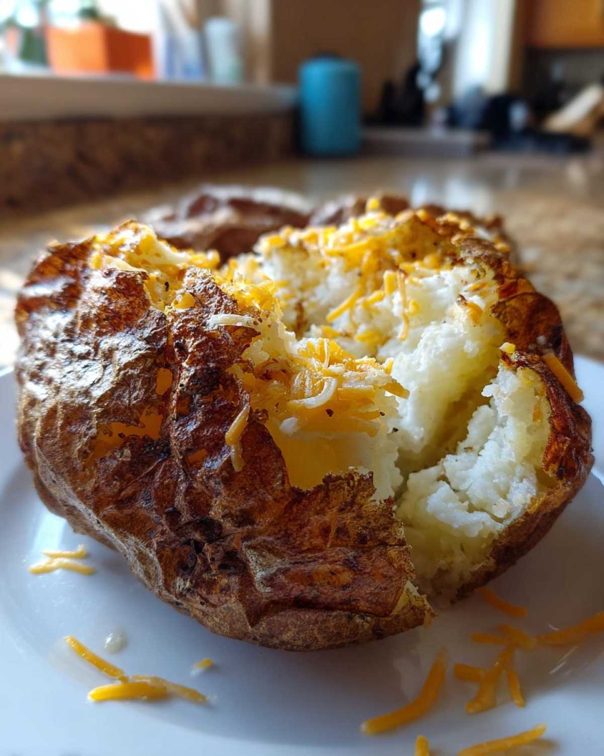 air fryer baked potato - detail 2