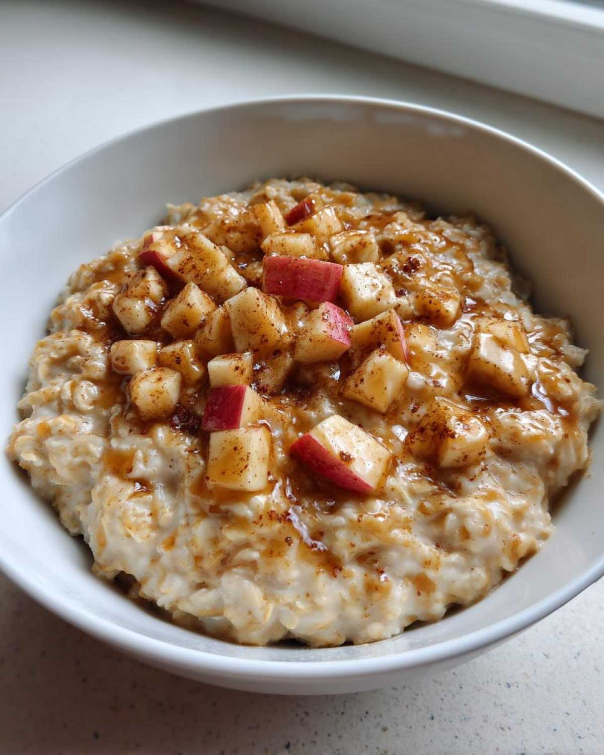 apple cinnamon oatmeal - detail 2