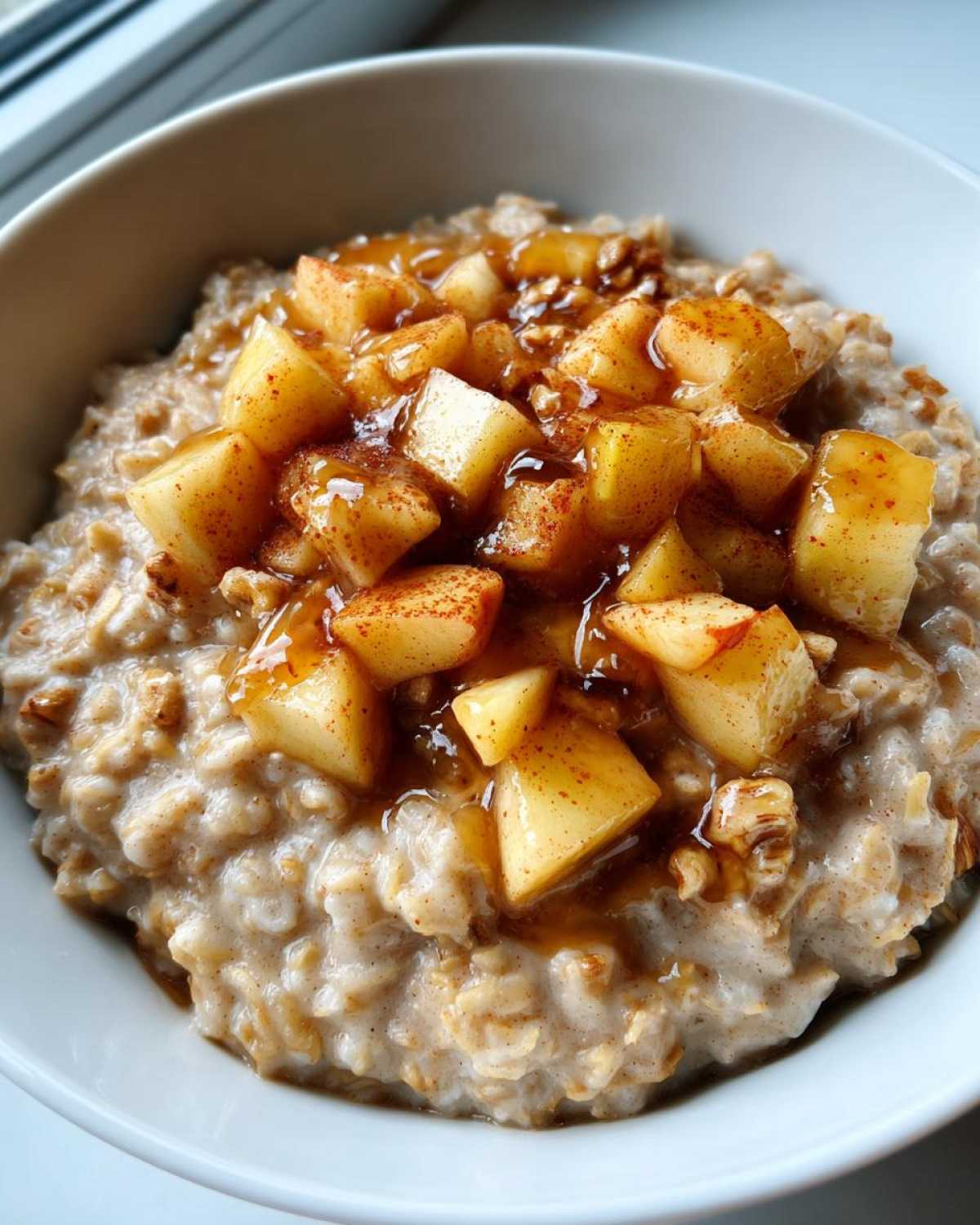 apple cinnamon oatmeal - detail 3