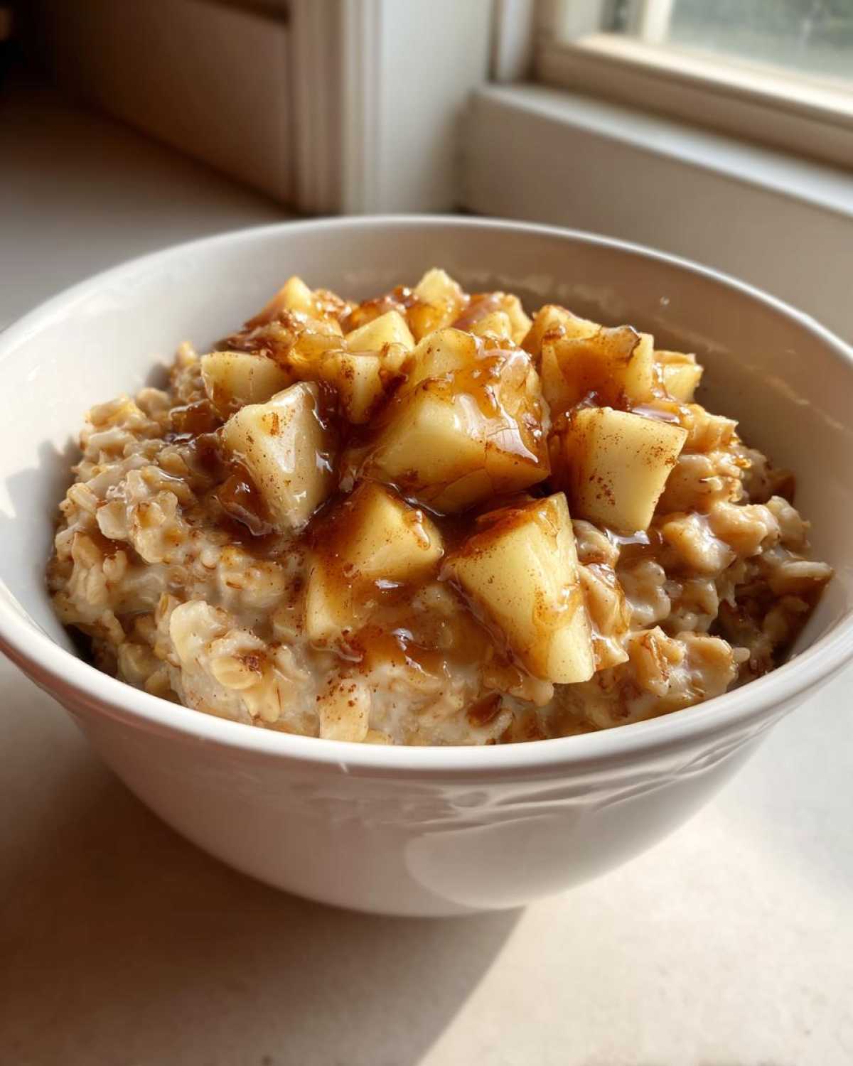 apple cinnamon oatmeal - detail 4