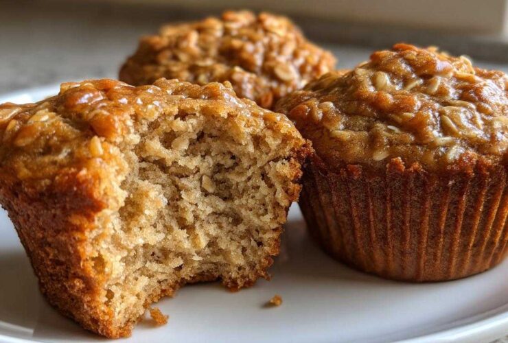 banana oatmeal muffins