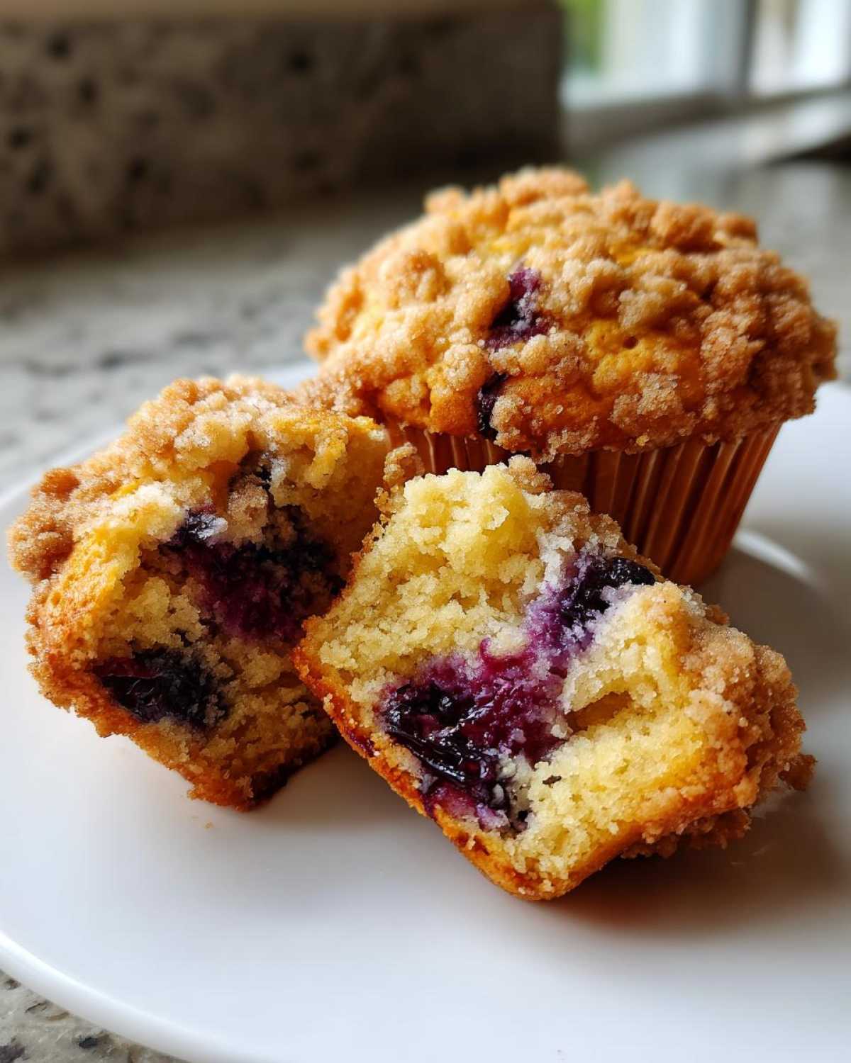 blueberry muffin - detail 2