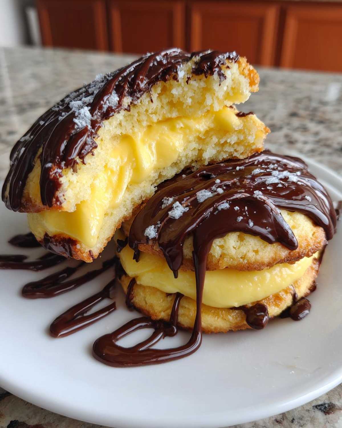 boston cream pie cookies - detail 4