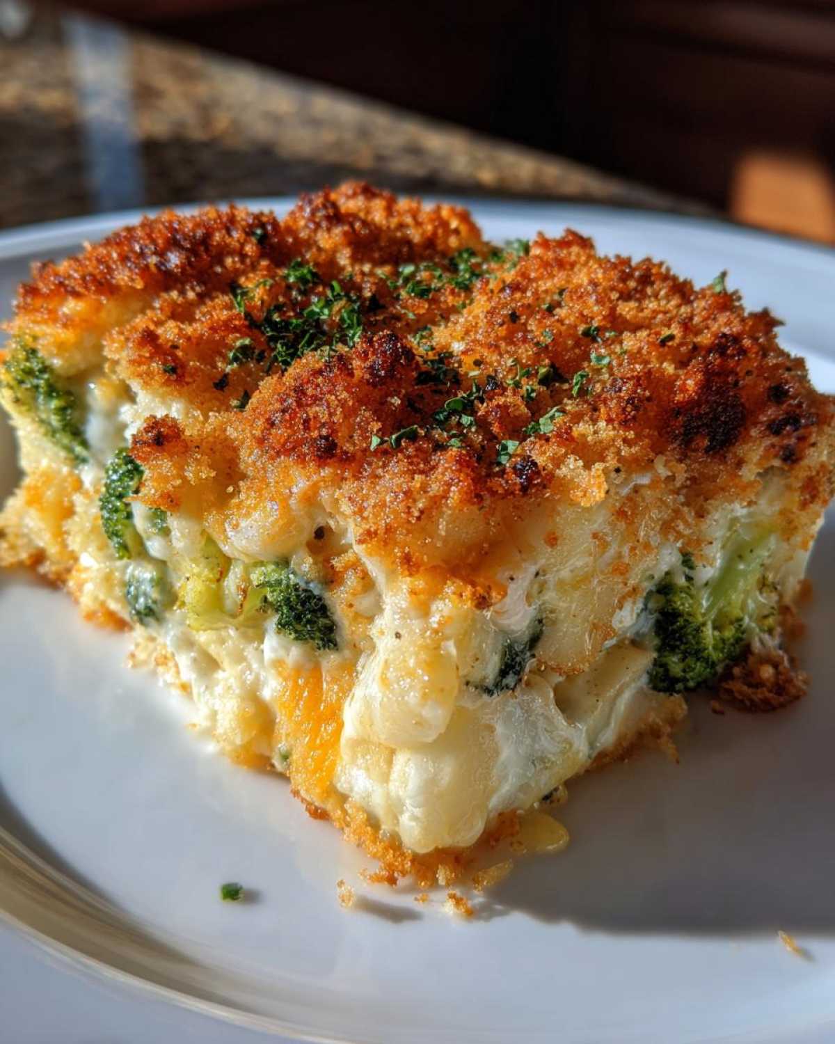 broccoli cauliflower casserole - detail 3