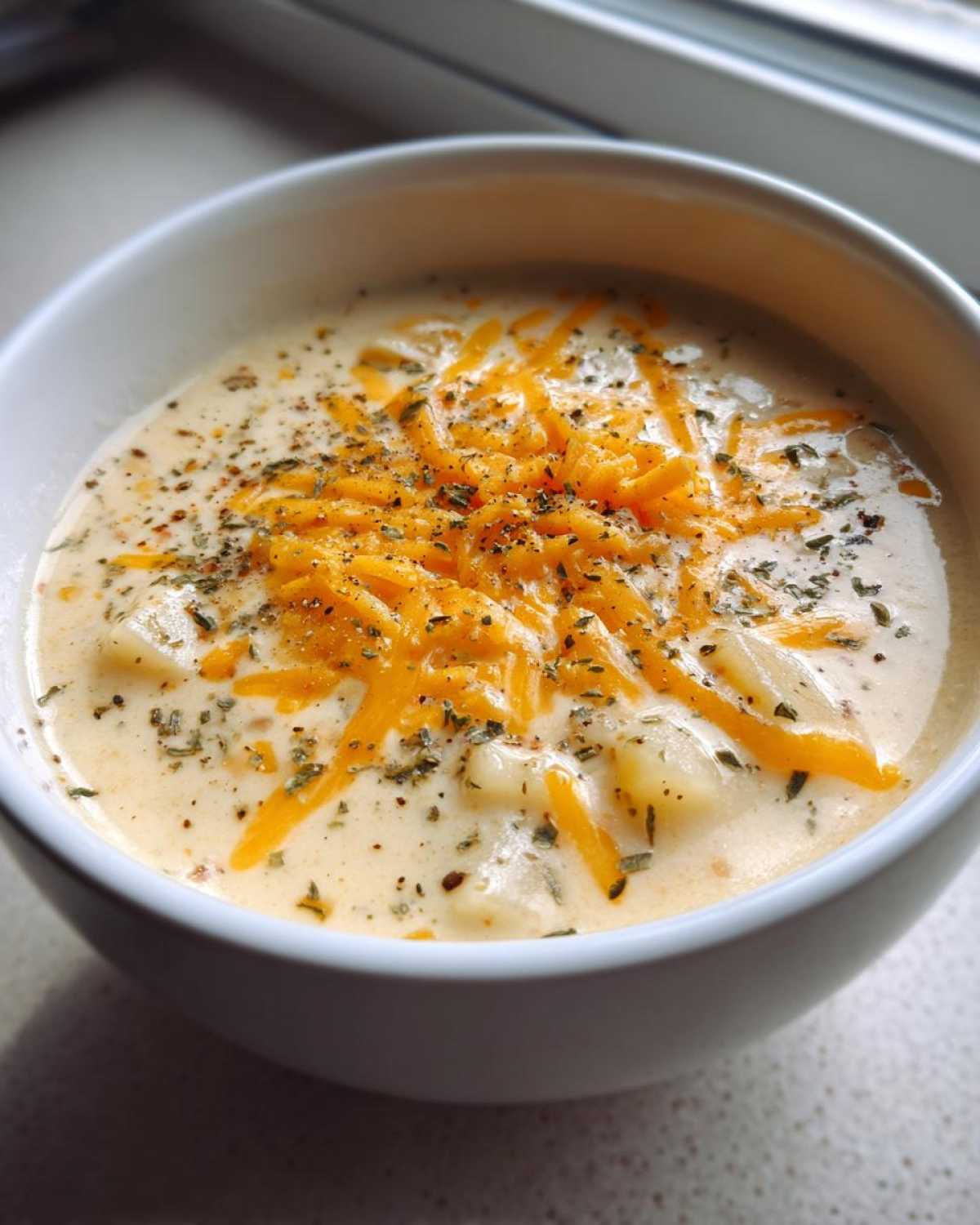 cheese soup - detail 3