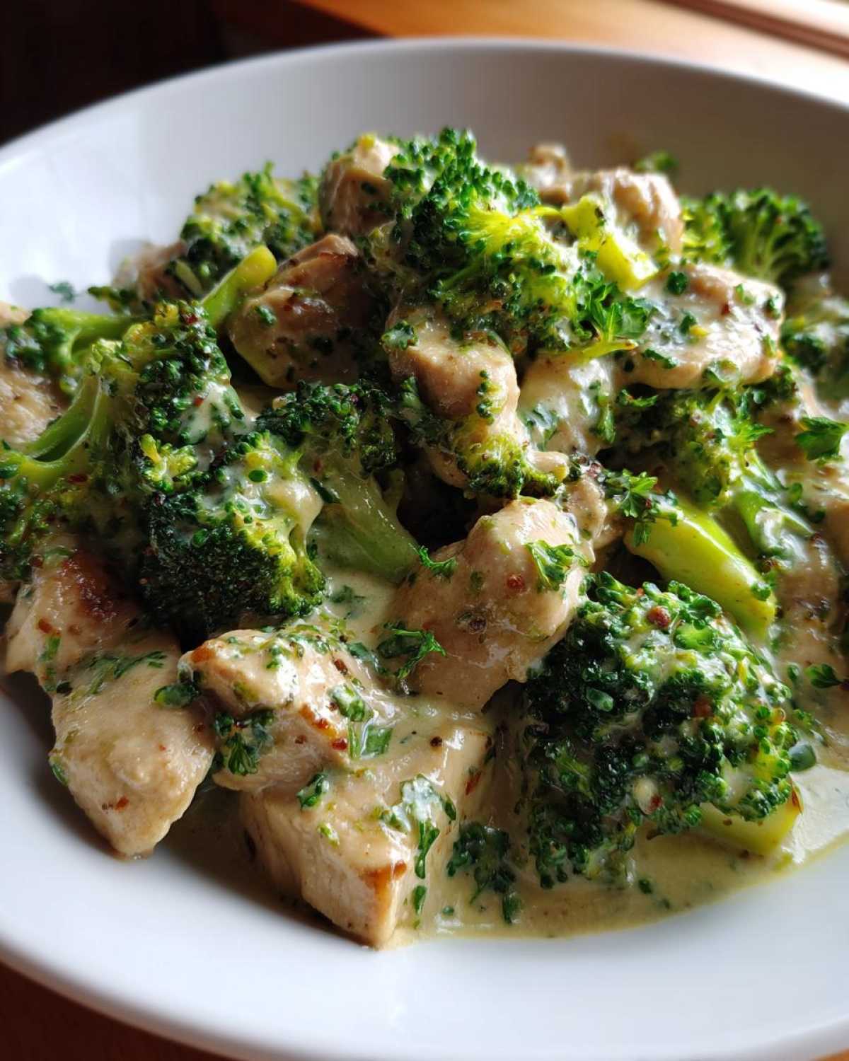 chicken and broccoli - detail 3