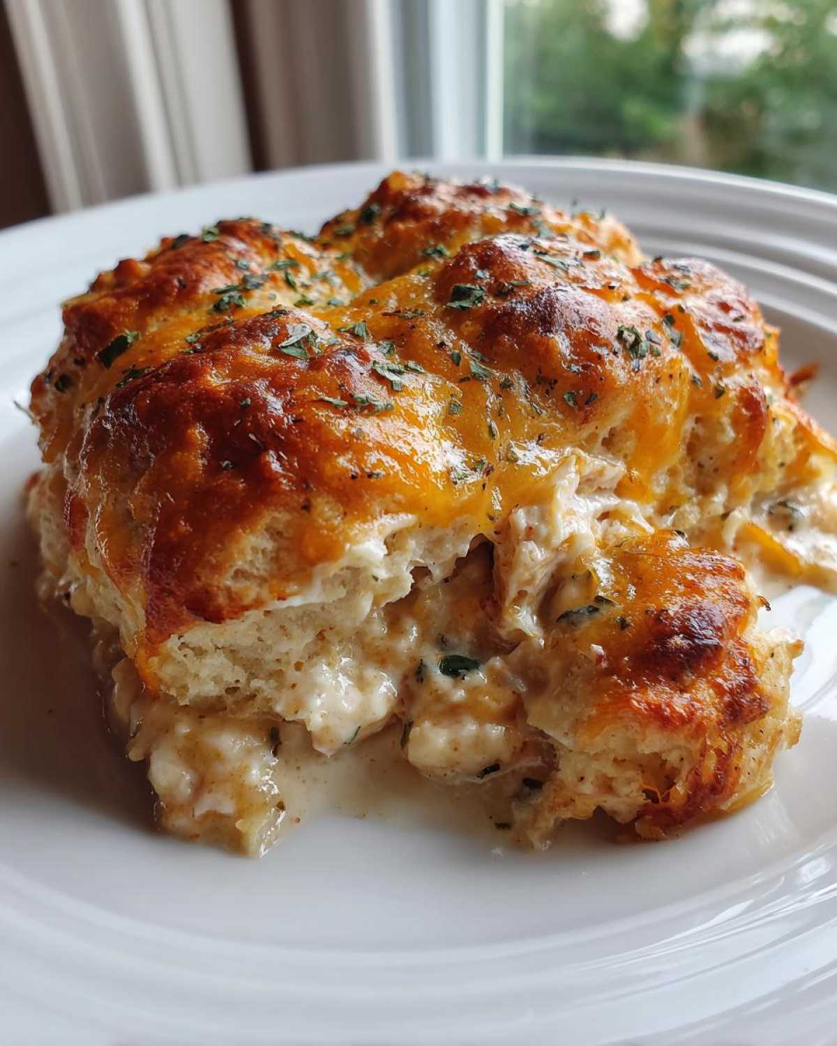 chicken bubble biscuit bake casserole - detail 3