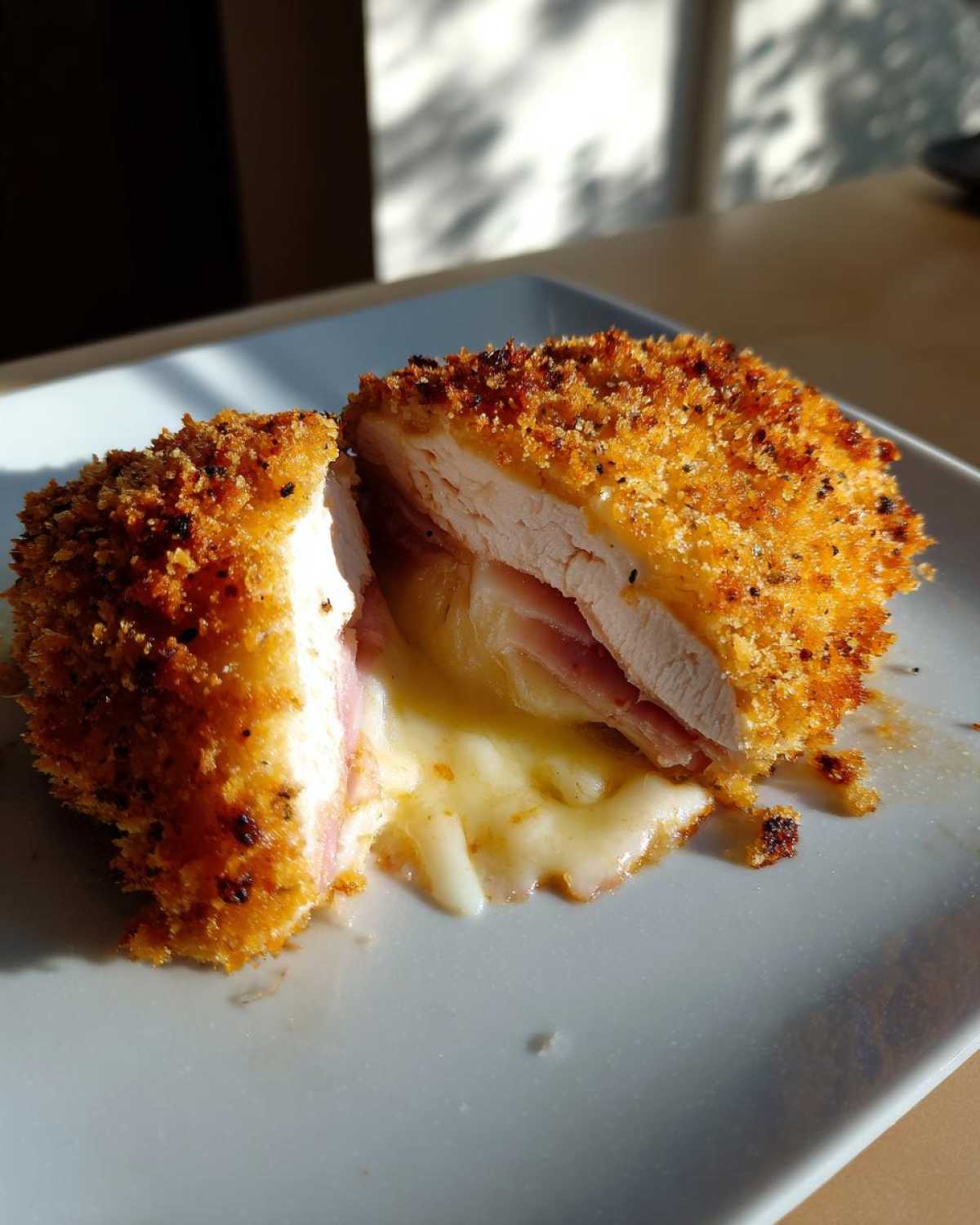 chicken cordon bleu - detail 1