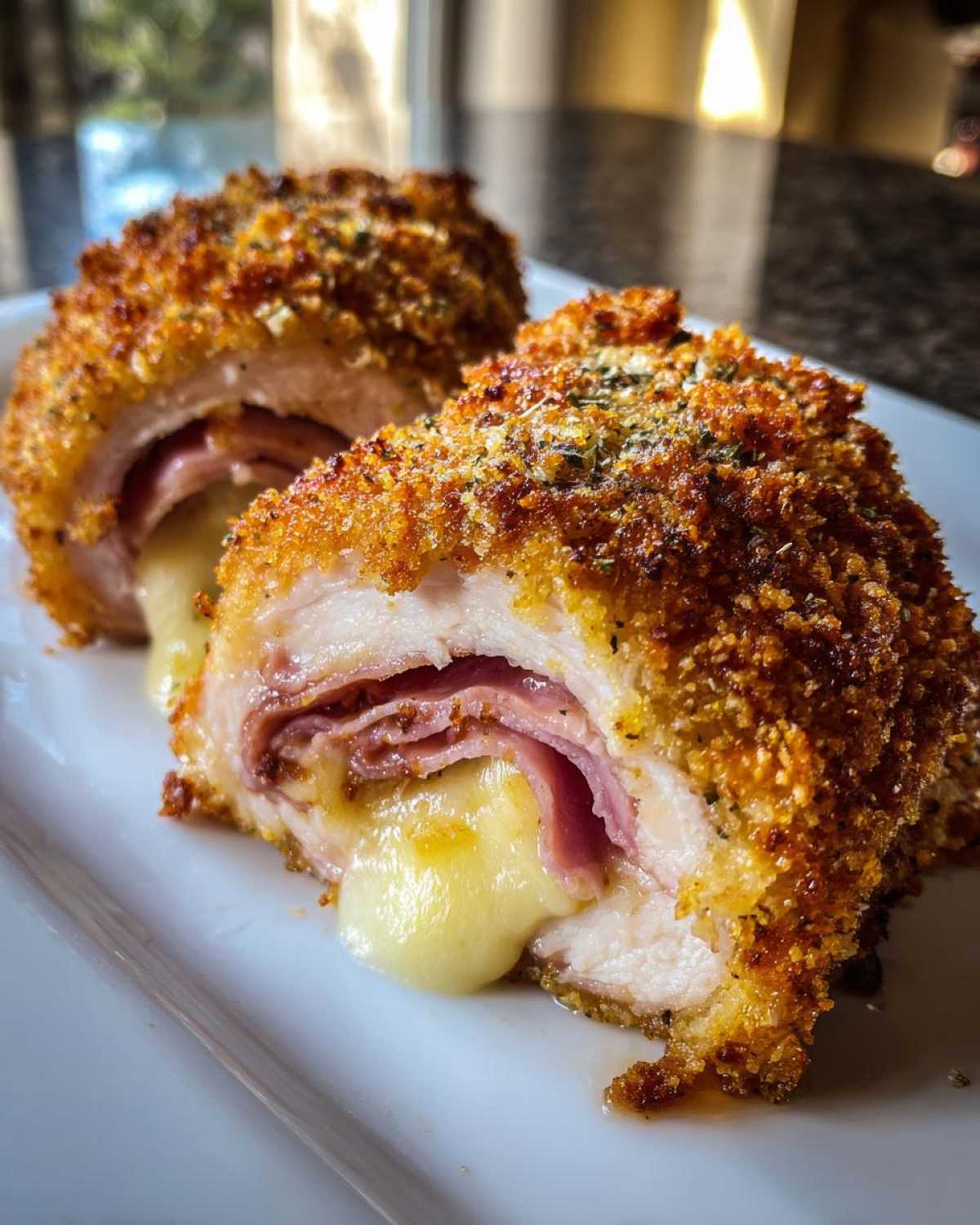 chicken cordon bleu - detail 2