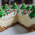 christmas tree cheesecake