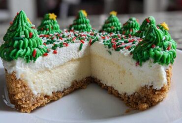 christmas tree cheesecake