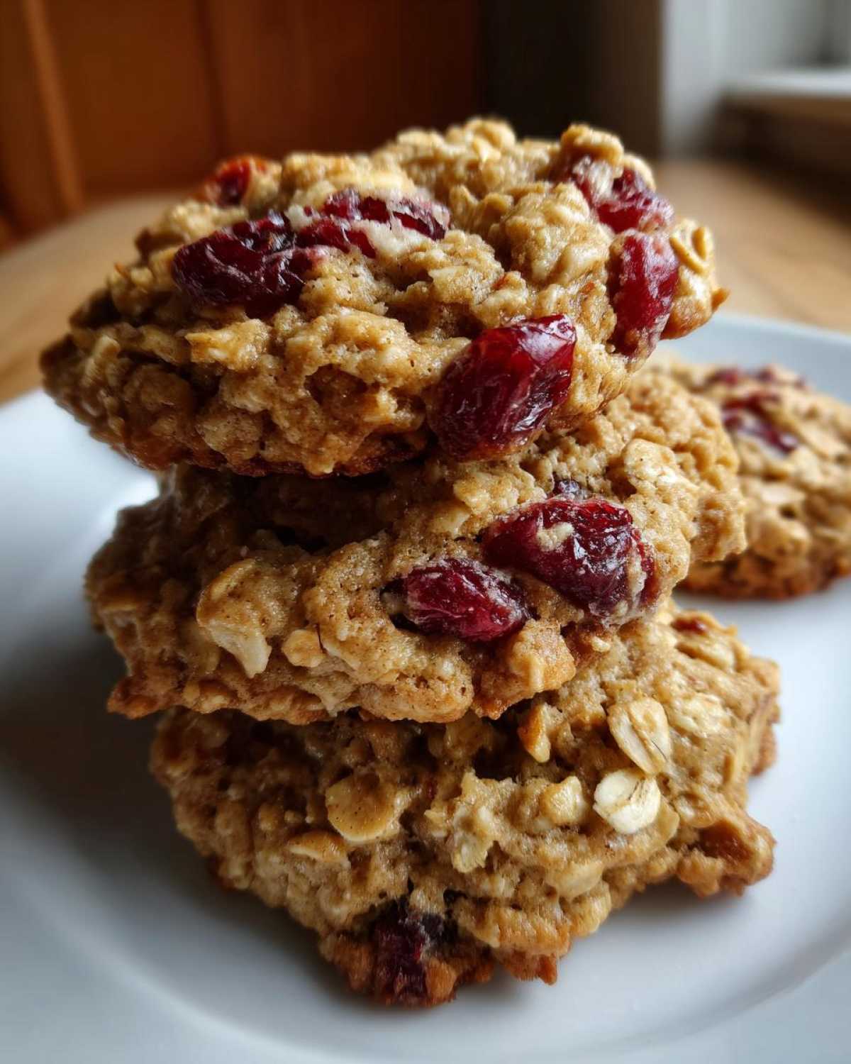cranberry oatmeal cookies - detail 1