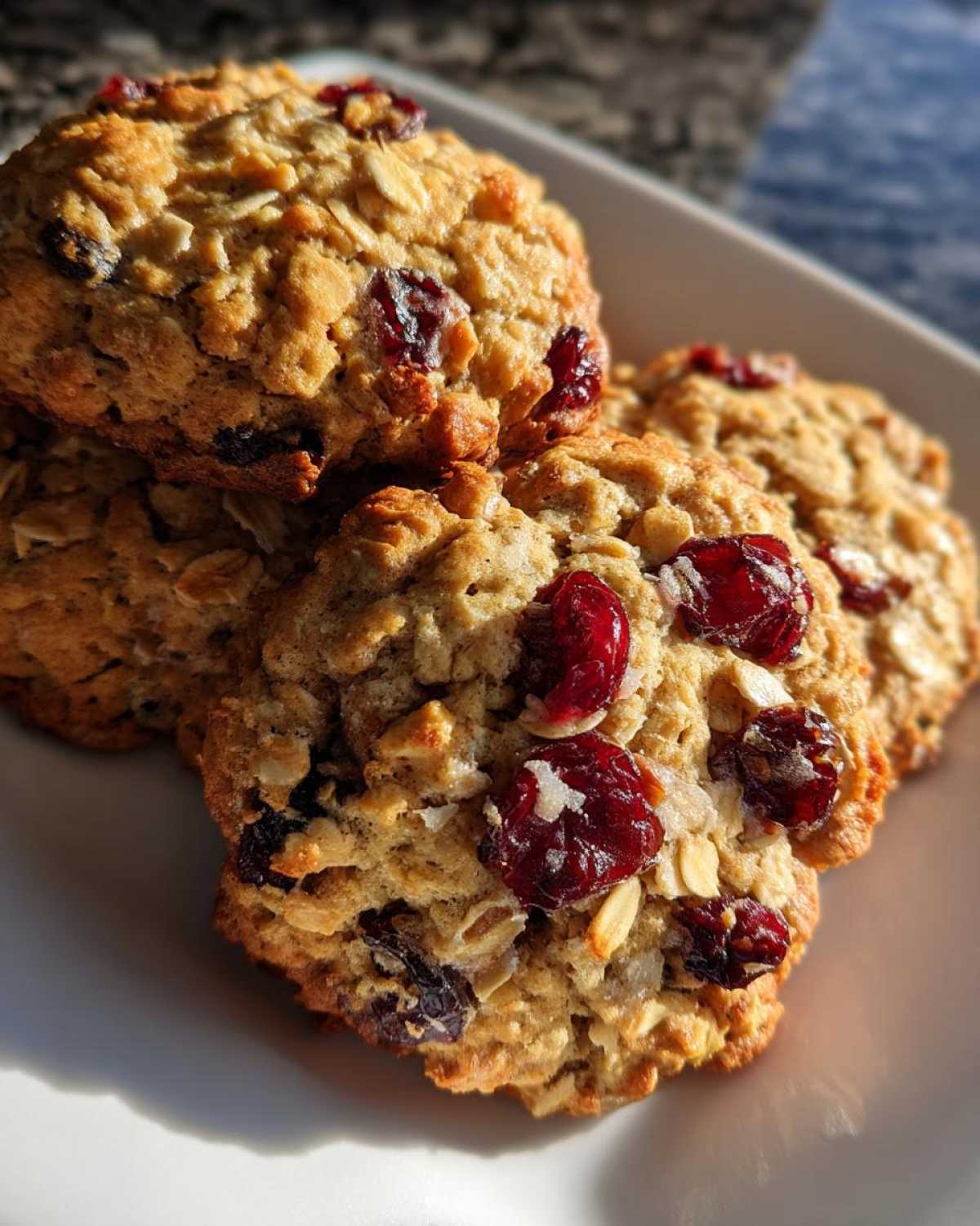 cranberry oatmeal cookies - detail 2
