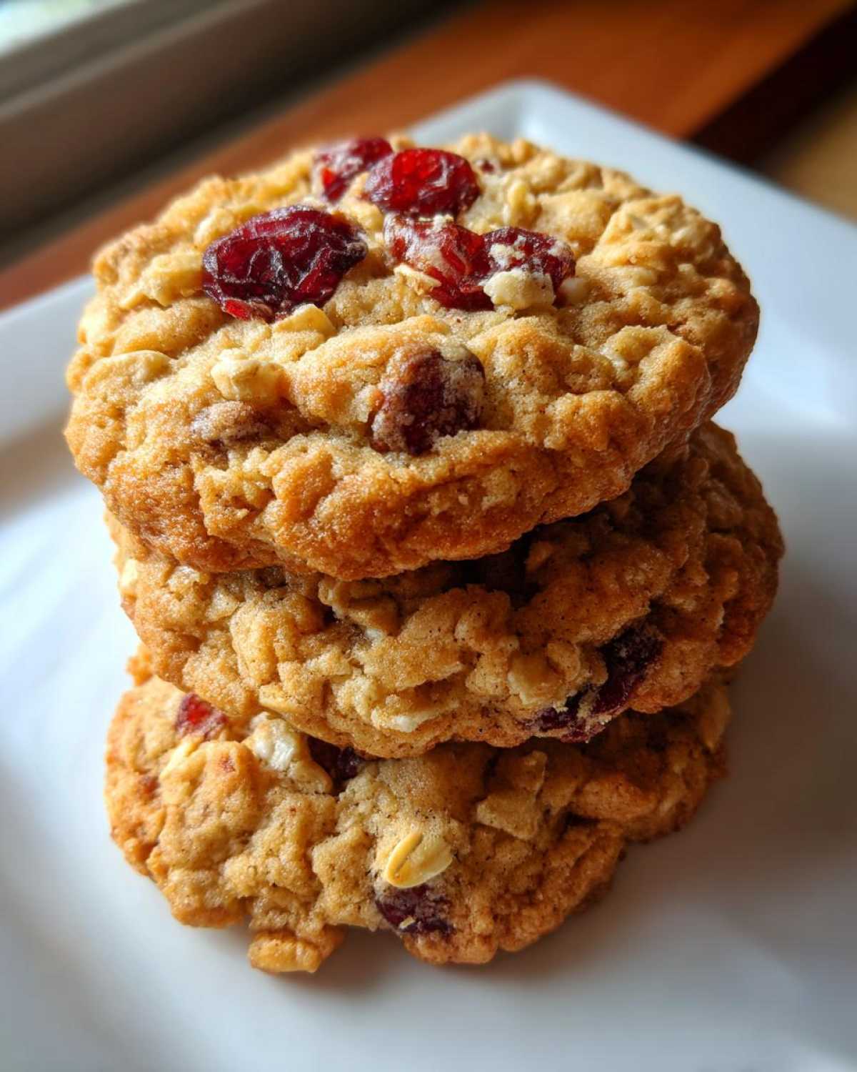 cranberry oatmeal cookies - detail 3