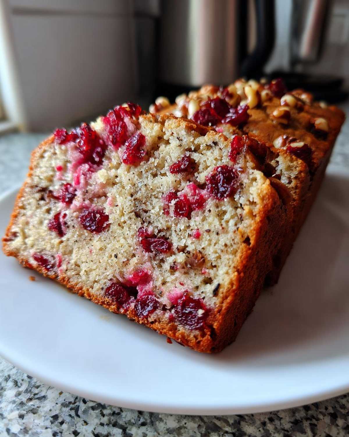 cranberry walnut bread - detail 2