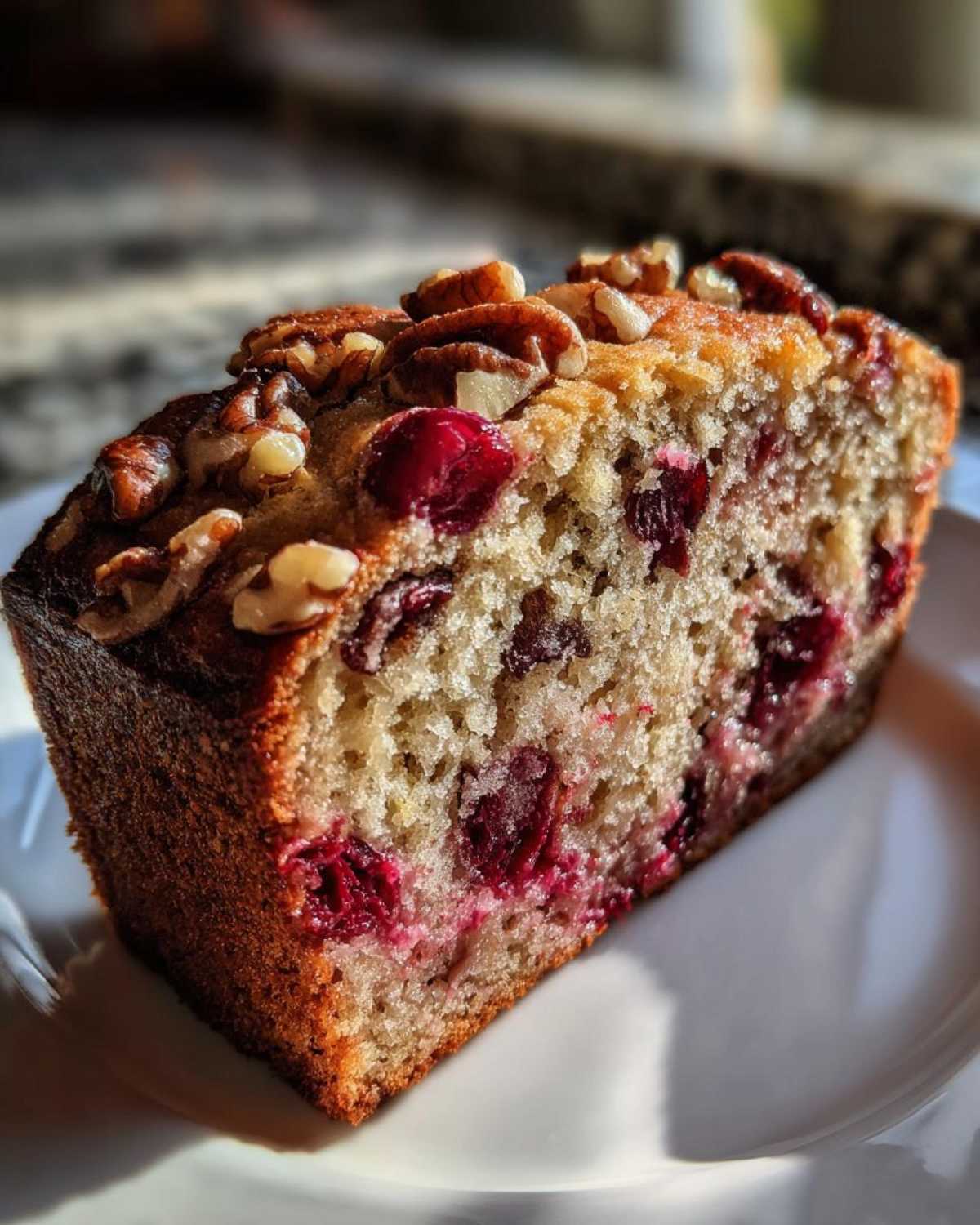 cranberry walnut bread - detail 4