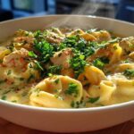 creamy chicken tortellini soup
