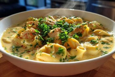 creamy chicken tortellini soup