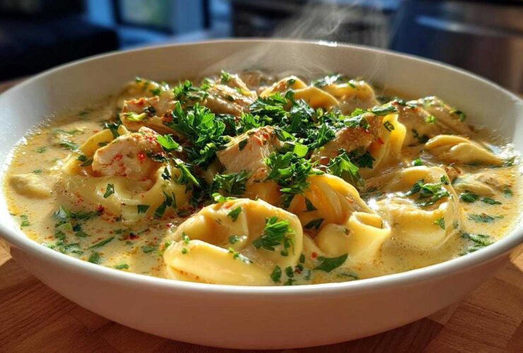 creamy chicken tortellini soup