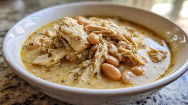 creamy white chicken chili