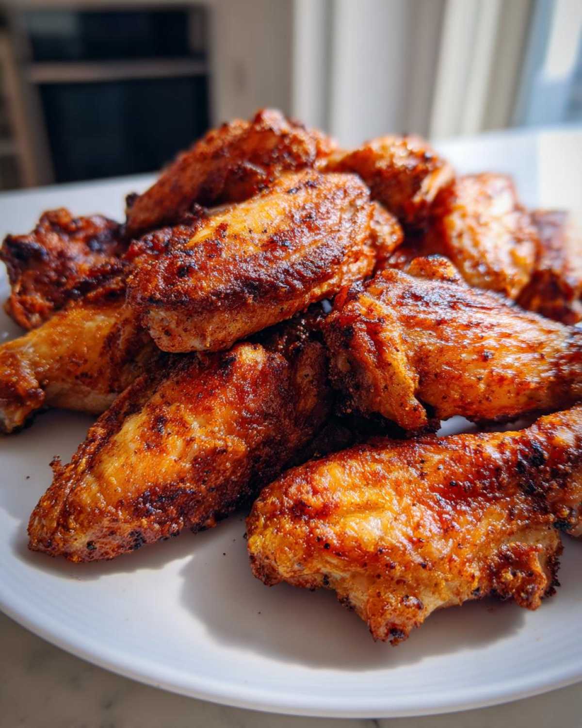 crispy baked chicken wings - detail 4