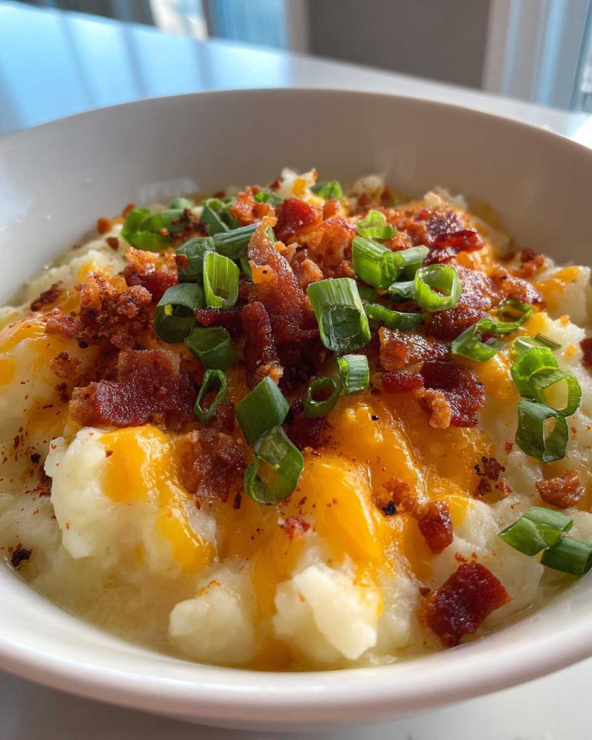 easy crockpot potato soup - detail 1