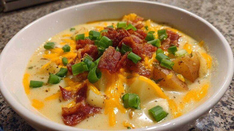 easy crockpot potato soup