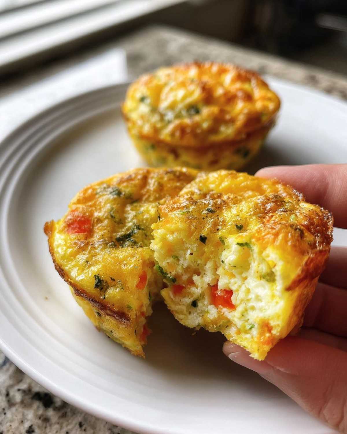 egg muffin - detail 1