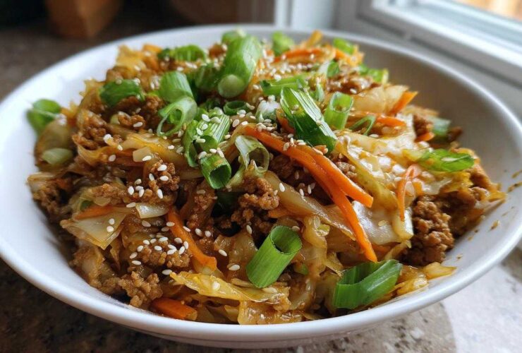 egg roll in a bowl