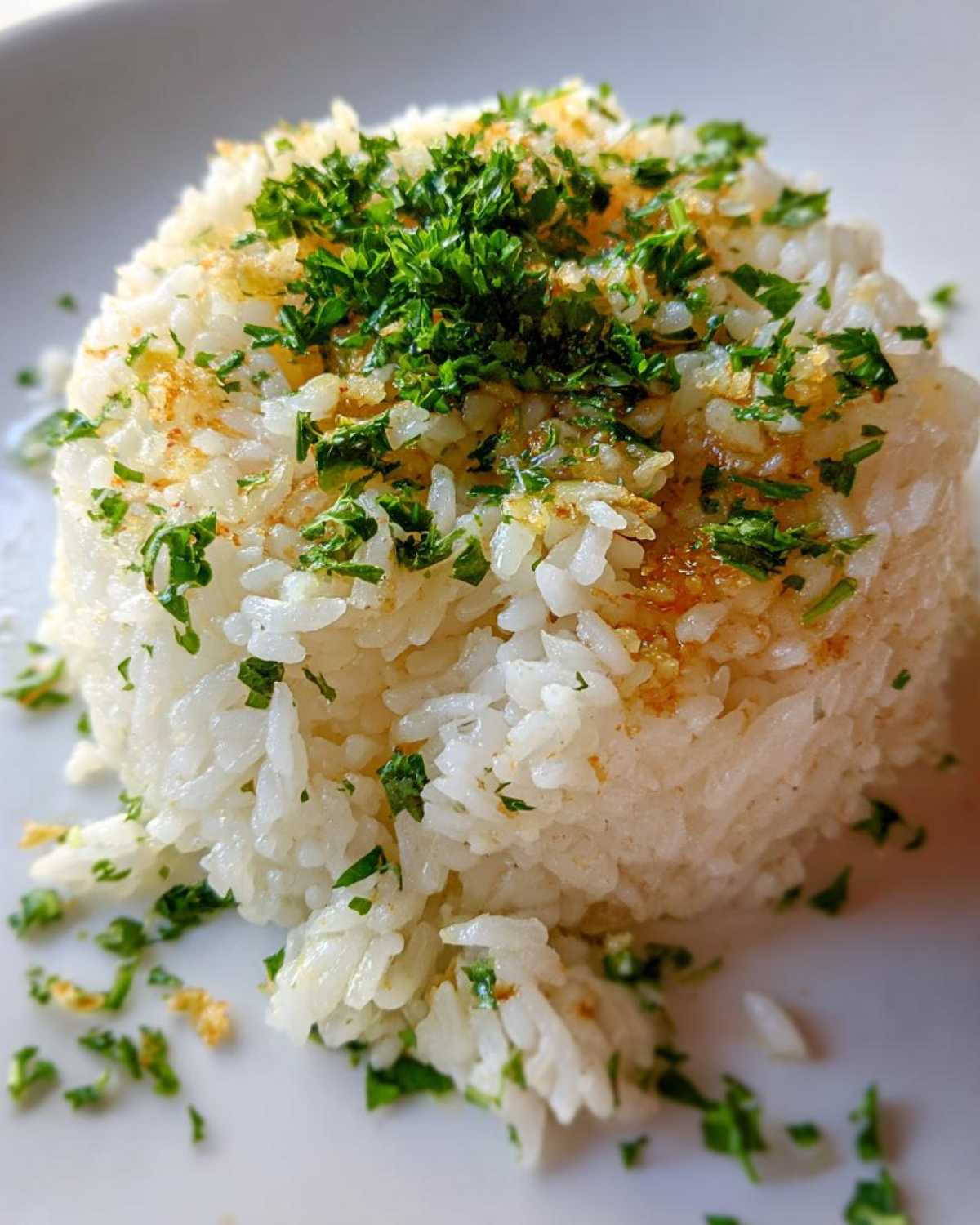 garlic butter rice - detail 2