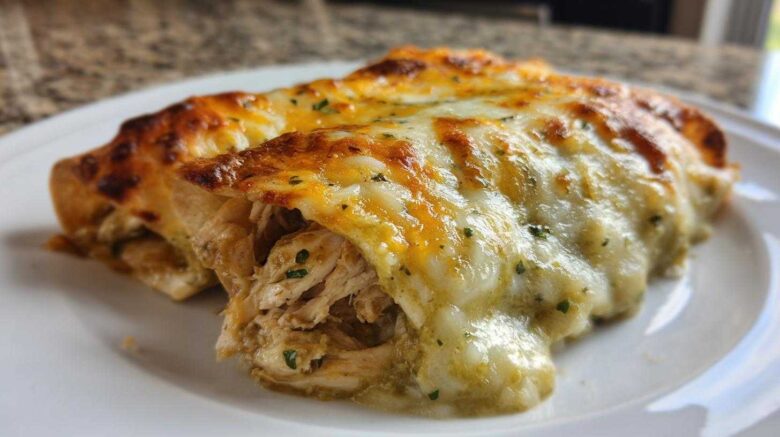green chile chicken enchiladas