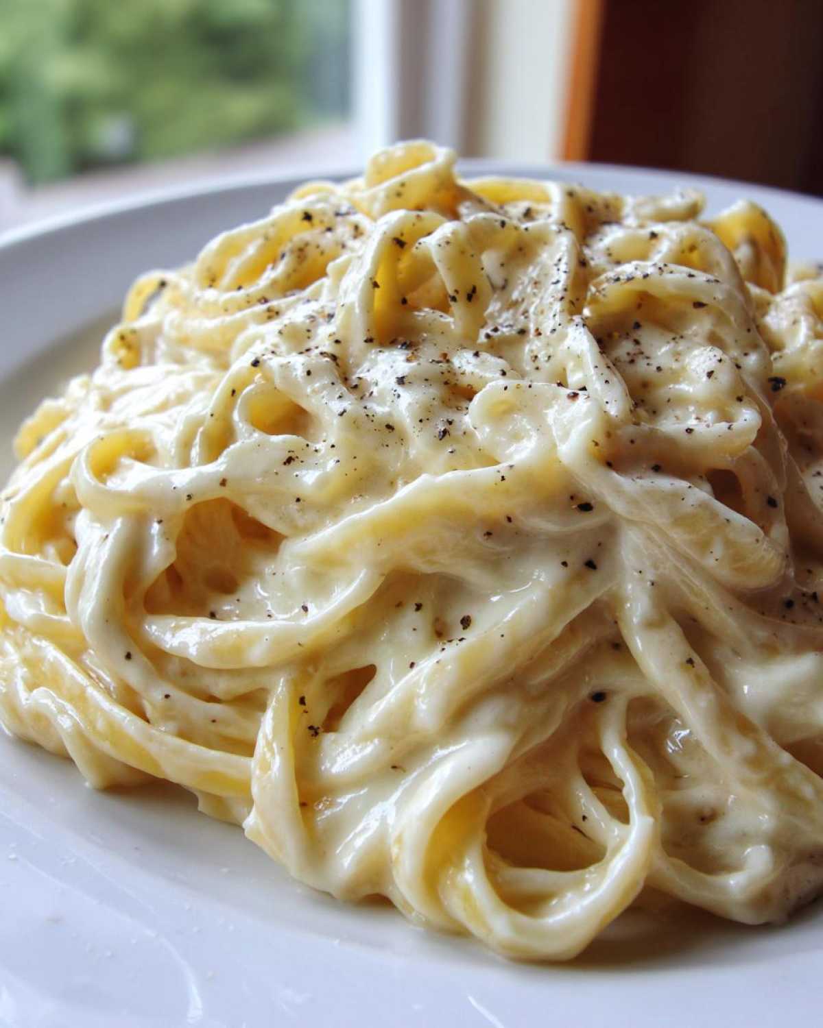 homemade alfredo sauce - detail 4