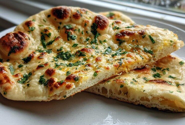 homemade naan bread