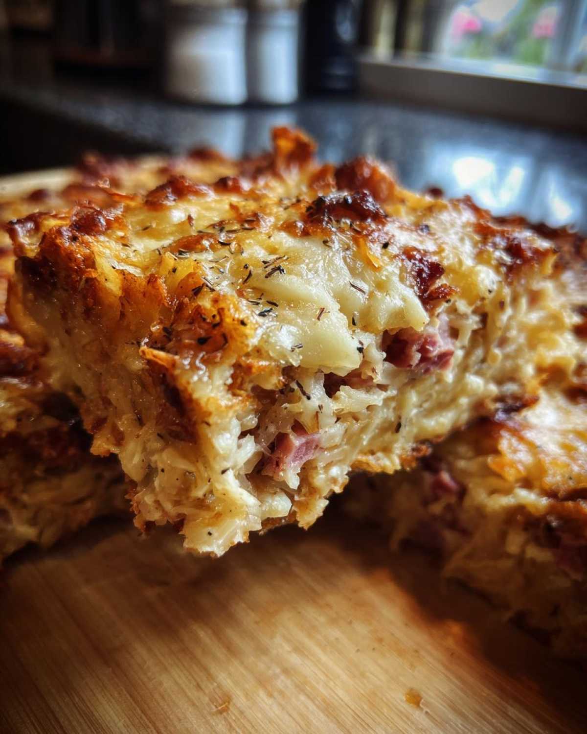 homemade reuben bake - detail 2