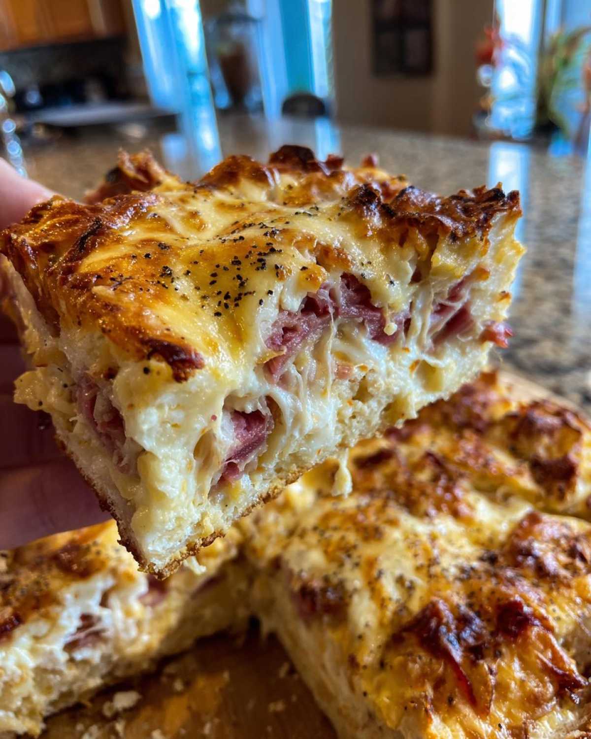 homemade reuben bake - detail 3