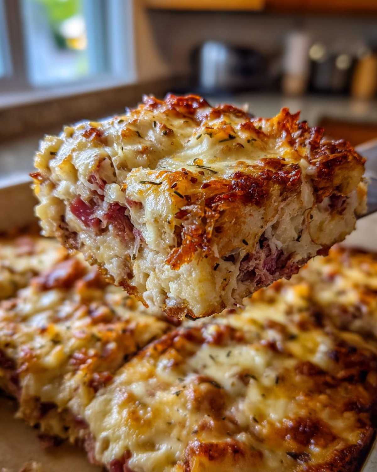 homemade reuben bake - detail 4