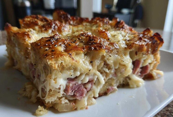 homemade reuben bake