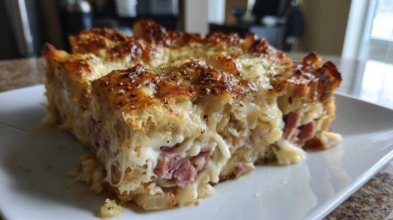 homemade reuben bake