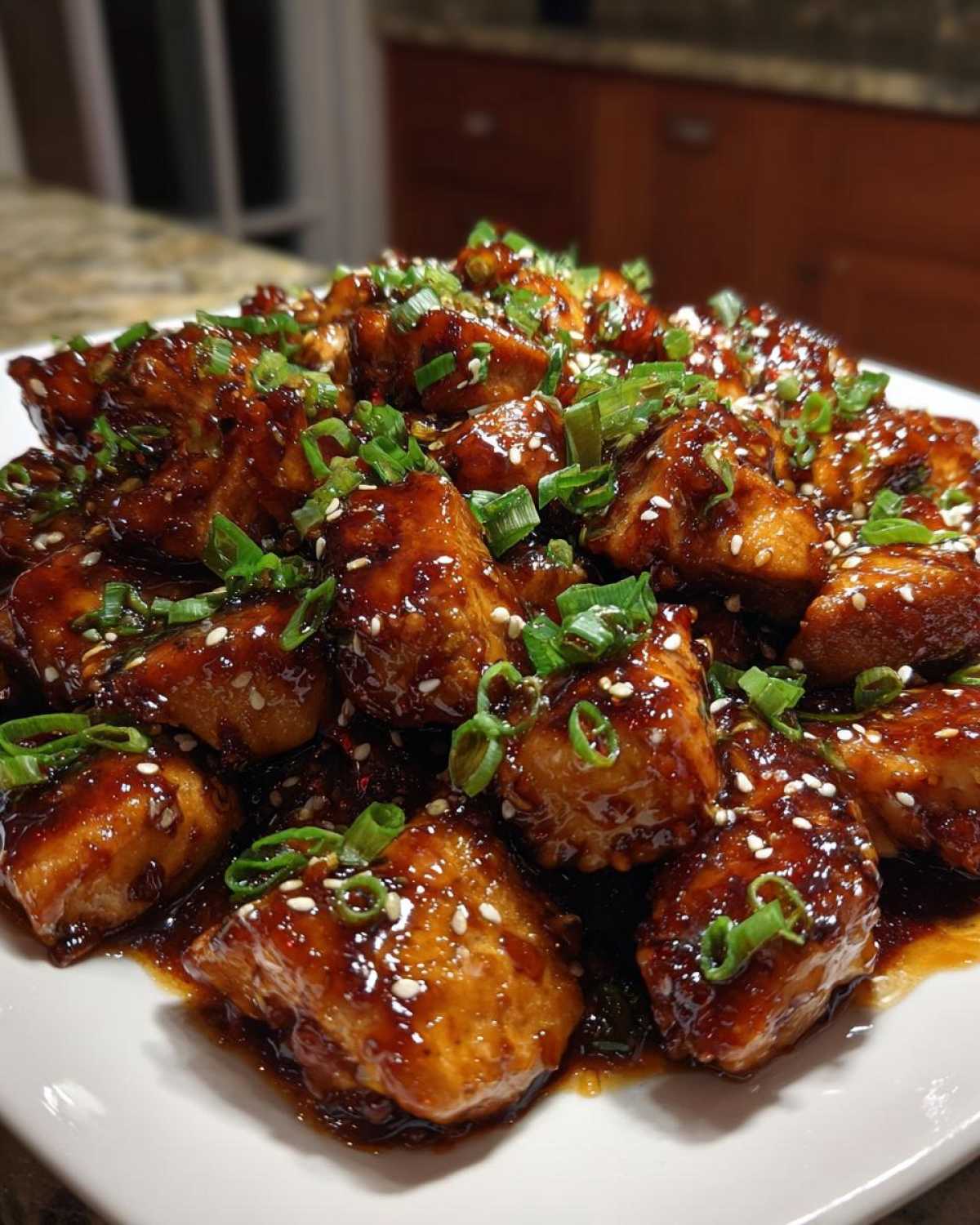 honey garlic chicken - detail 2
