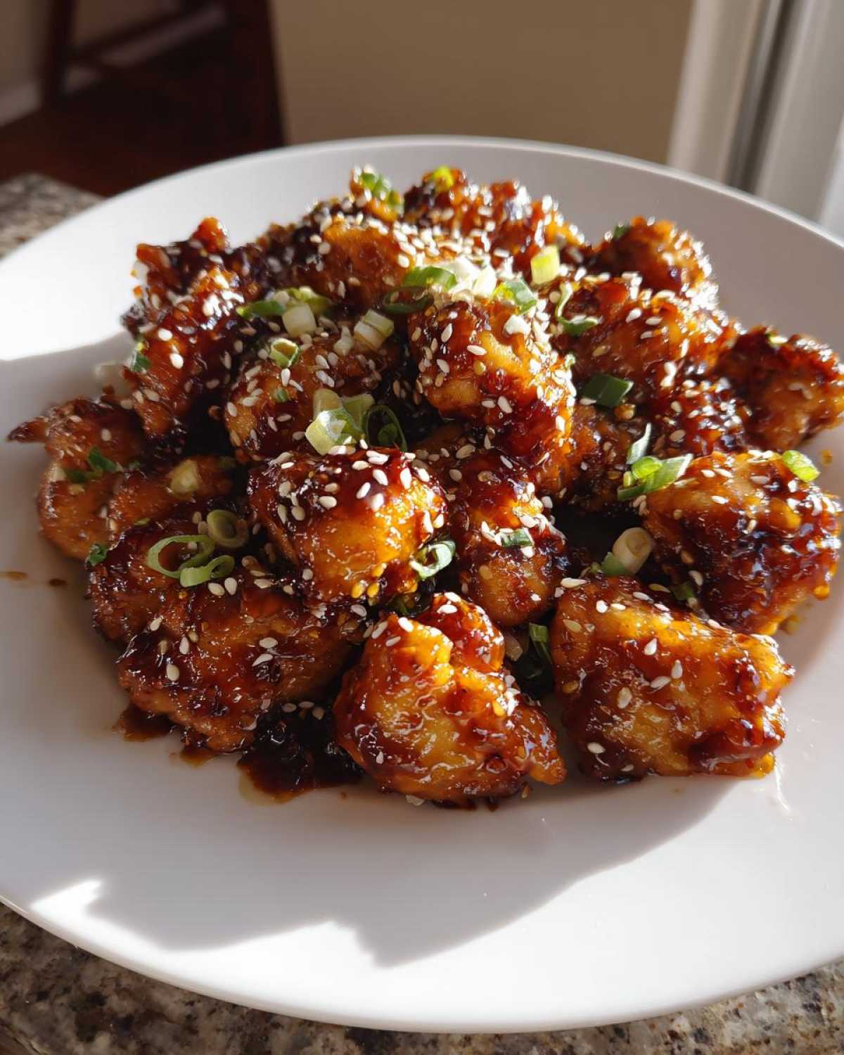 honey garlic chicken - detail 3