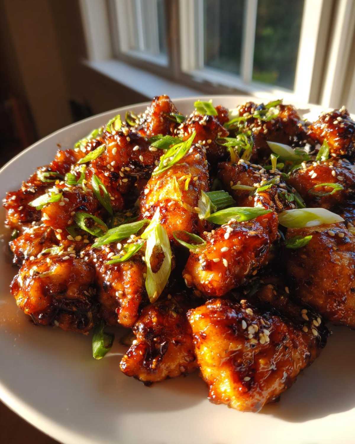honey garlic chicken - detail 4