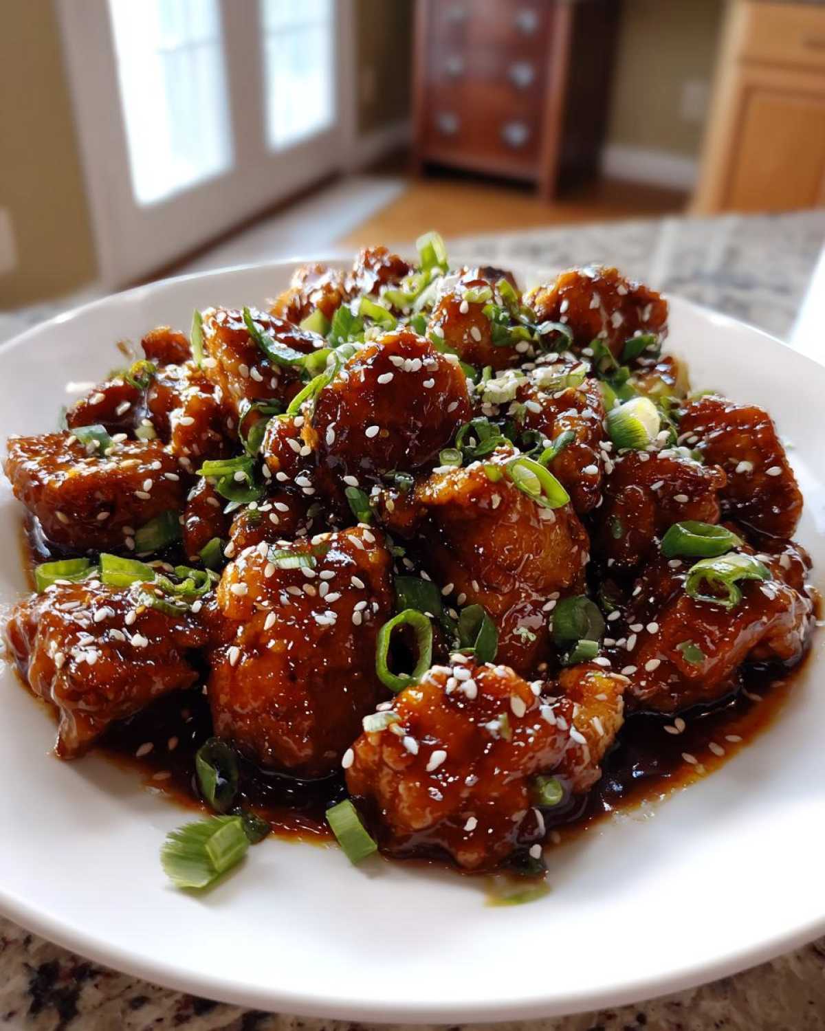 honey garlic chicken - detail 4