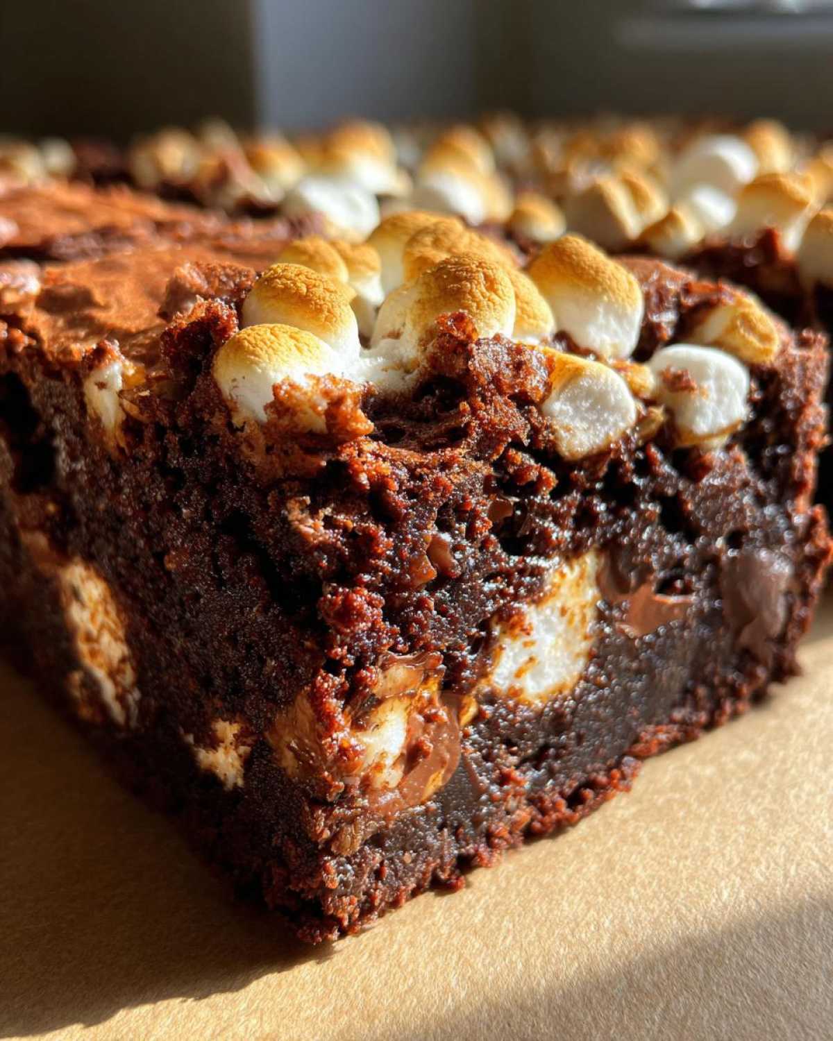 hot chocolate brownies - detail 1