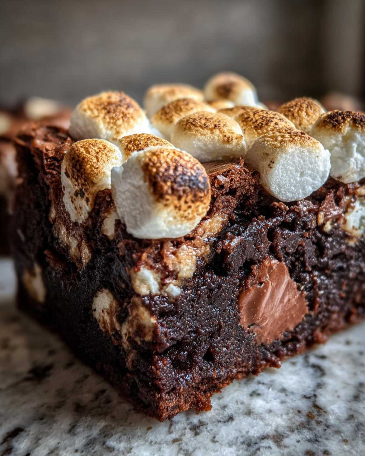 hot chocolate brownies - detail 3