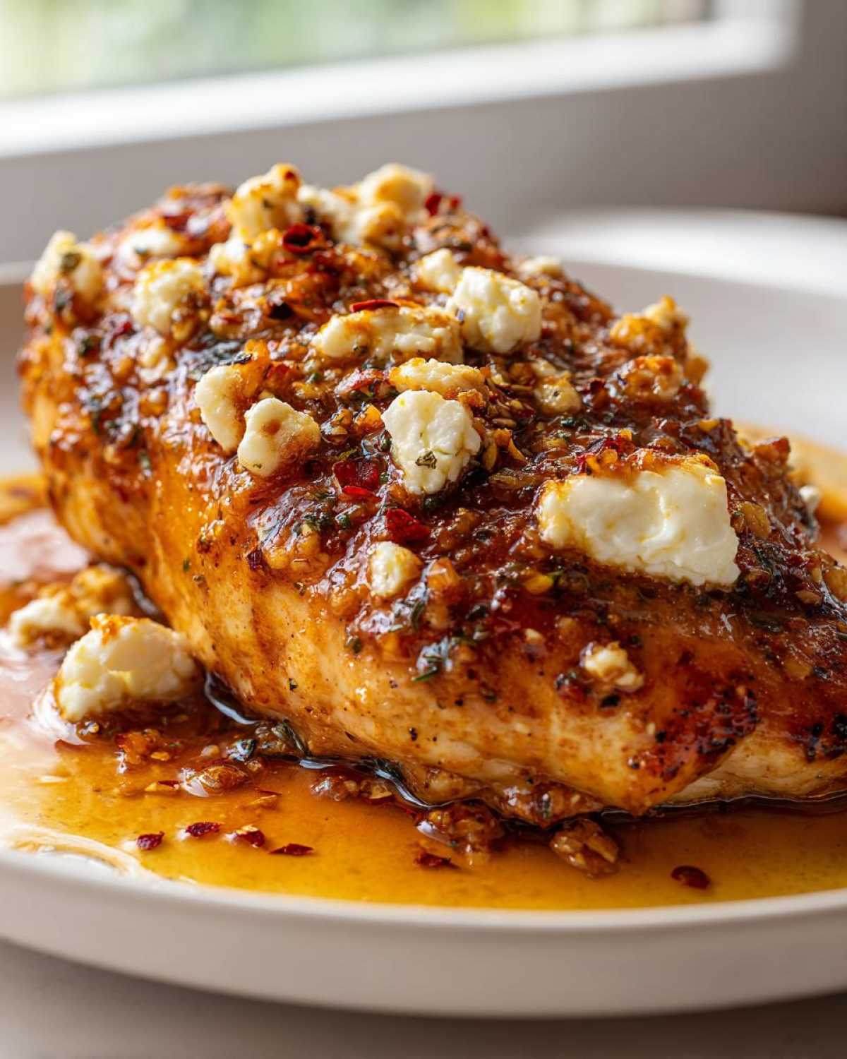 hot honey feta chicken - detail 3