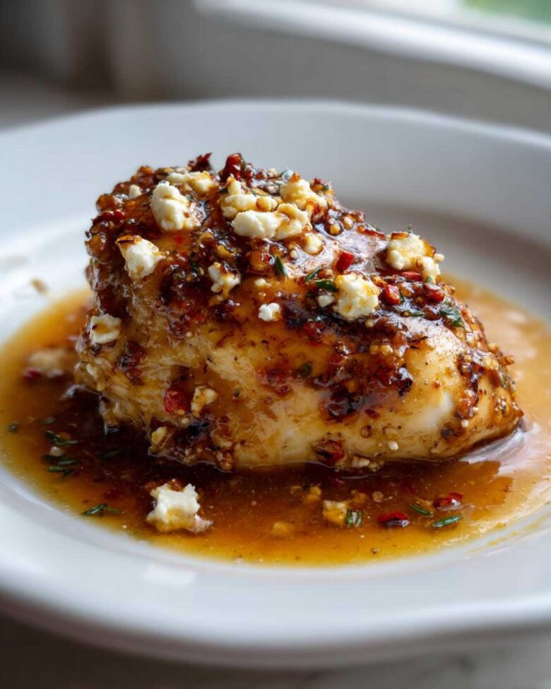 hot honey feta chicken