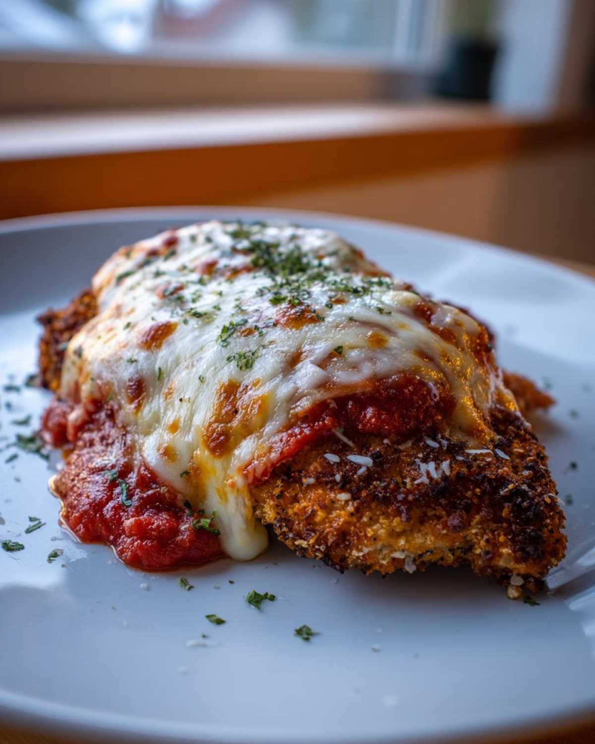keto chicken parmesan - detail 2