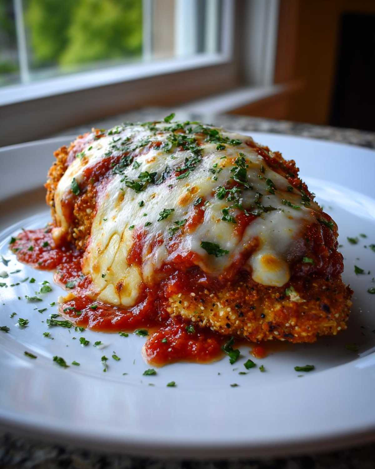 keto chicken parmesan - detail 3