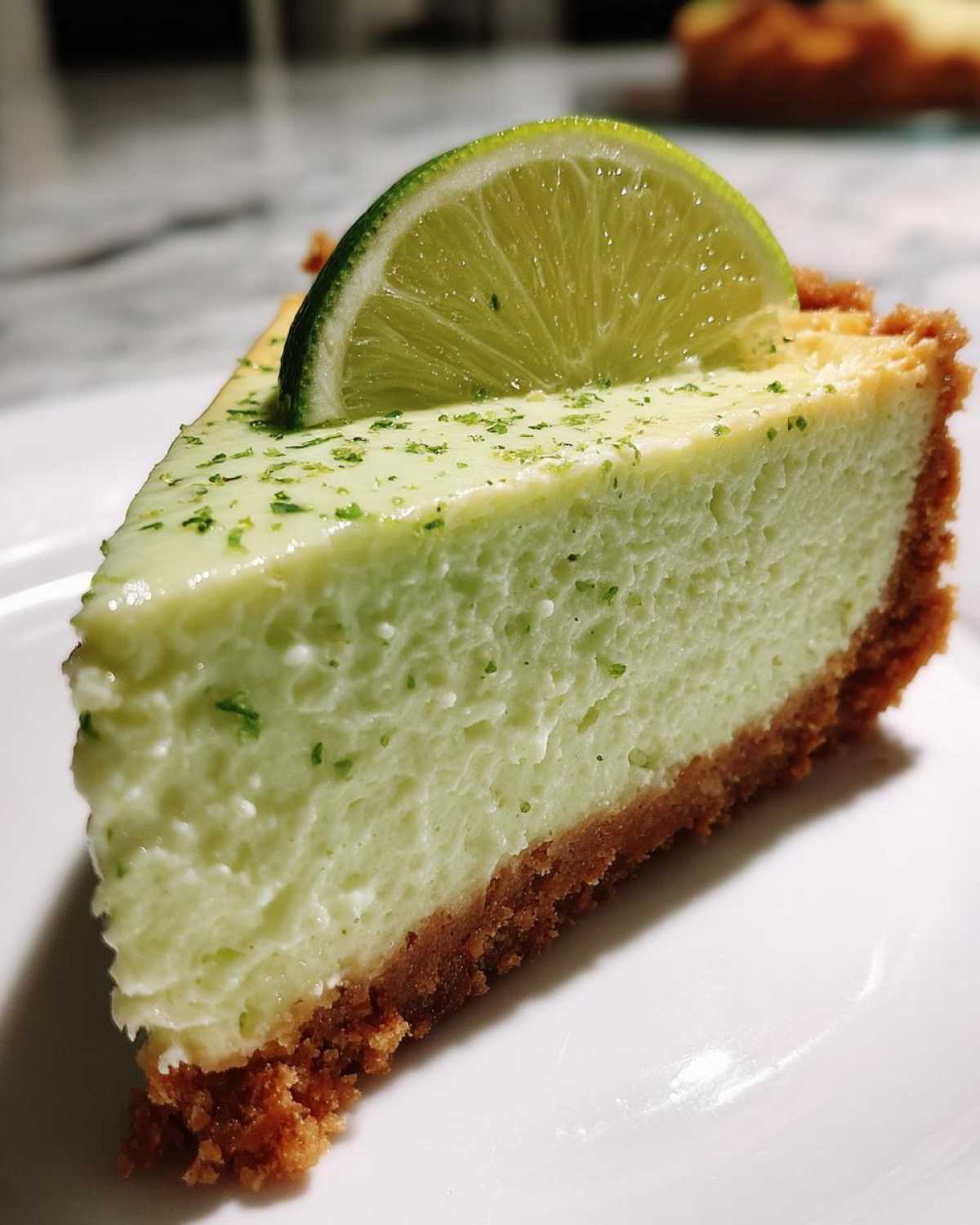 key lime cheesecake - detail 1