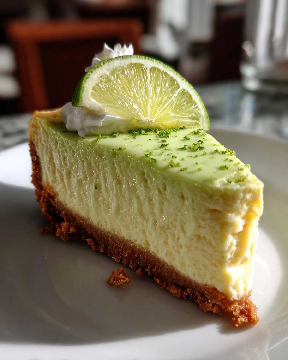 key lime cheesecake - detail 3